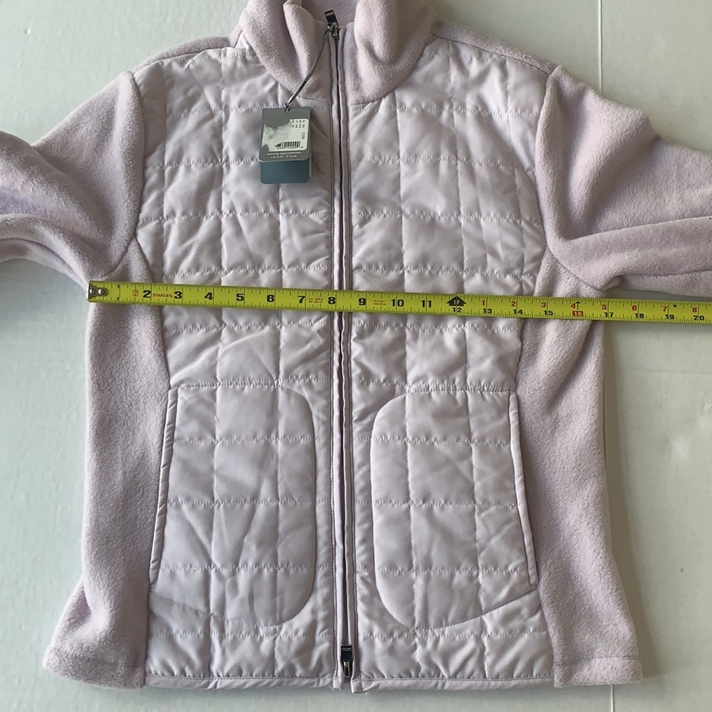 IZOD Golf “Morning Mist” Lilac Fleece Jacket | Lightweight Layering | NWT | XS - Picture 11 of 13